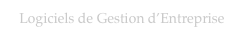 Logiciels de Gestion d’Entreprise